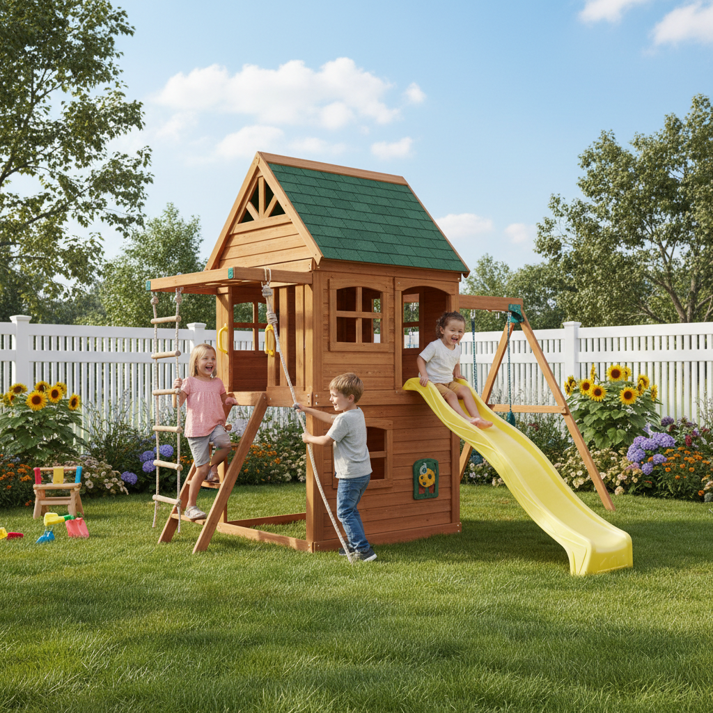 vaikų nameliai - vaizdas