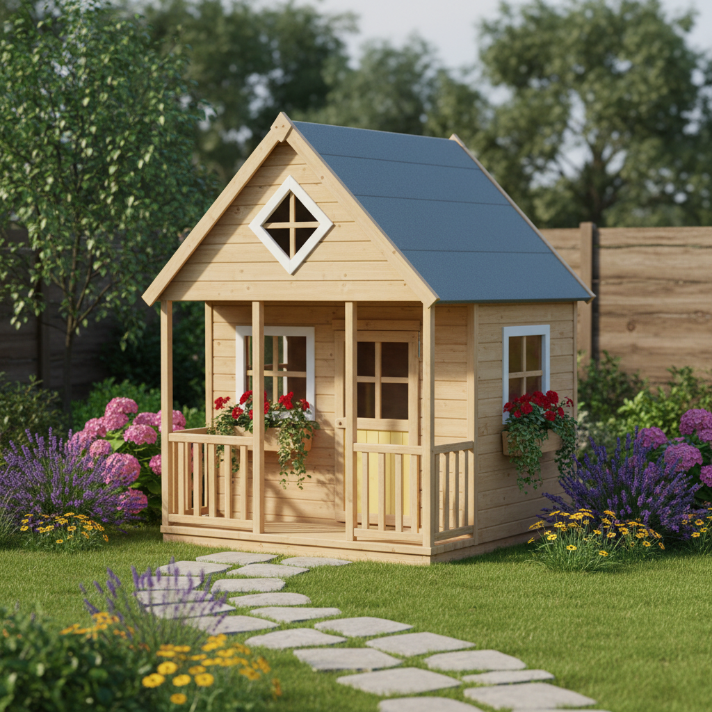 vaikų nameliai - vizualizacija